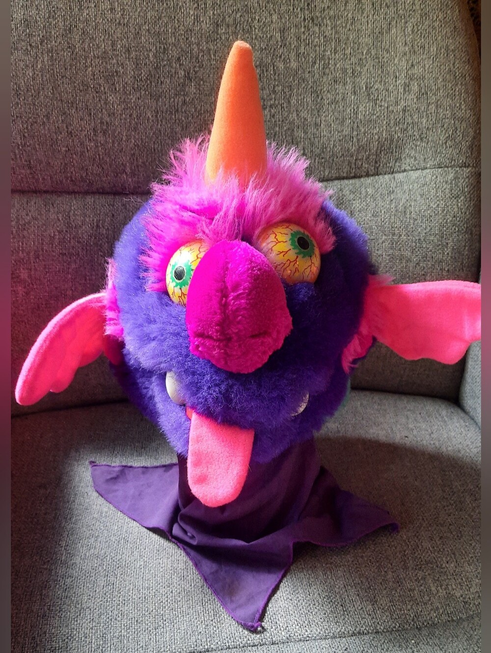 Vintage My Pet Monster Inspired Bootleg Toy Hand Puppet